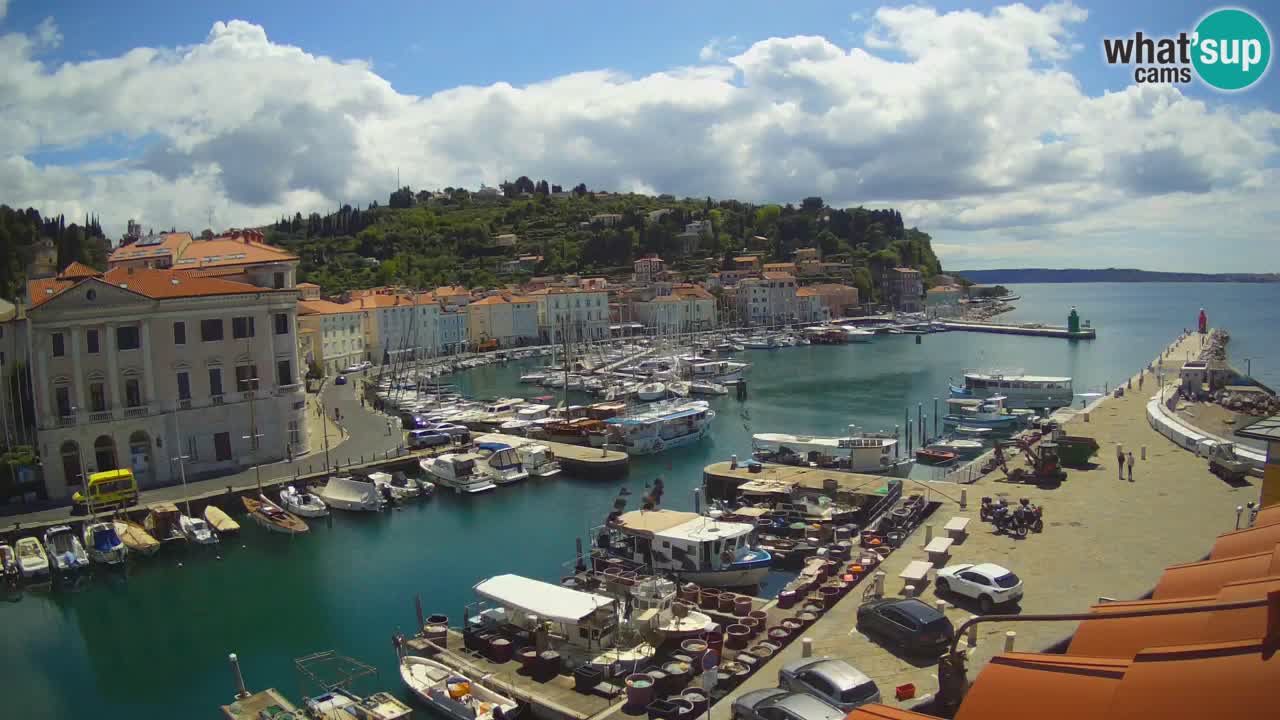 Live webcam from Piran “Mandrač” – Amazing live view from Villa Piranesi