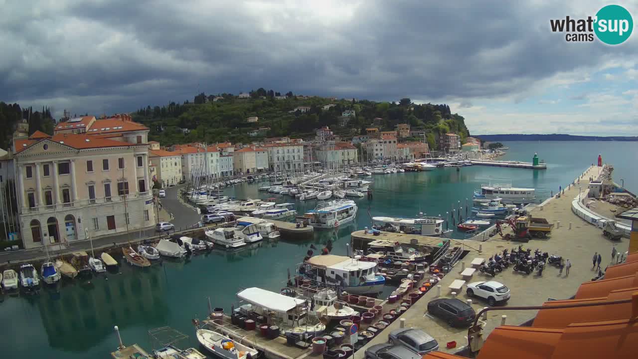 Cámara web en vivo desde Piran “Mandrač” – Increíble vista en vivo desde Villa Piranesi