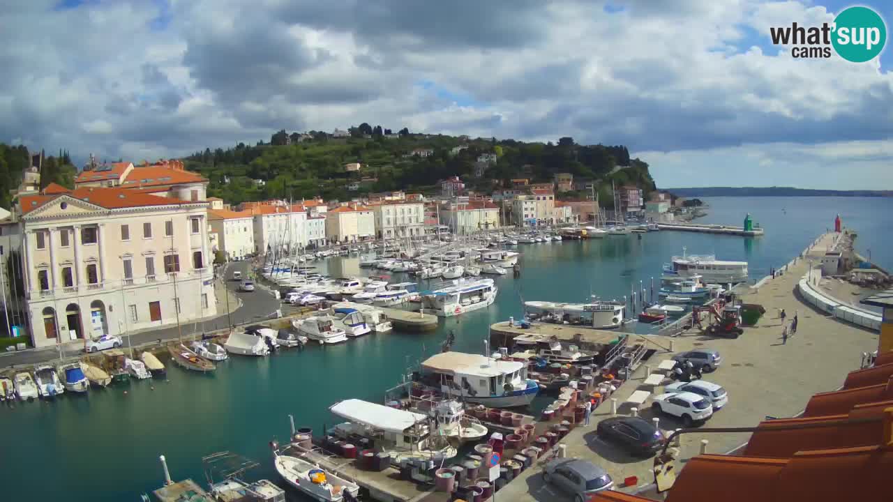 Cámara web en vivo desde Piran “Mandrač” – Increíble vista en vivo desde Villa Piranesi