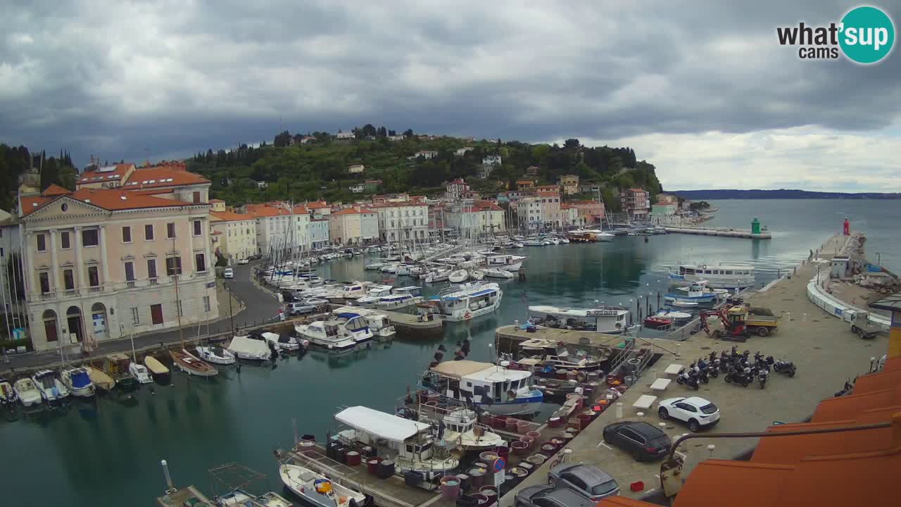 Cámara web en vivo desde Piran “Mandrač” – Increíble vista en vivo desde Villa Piranesi
