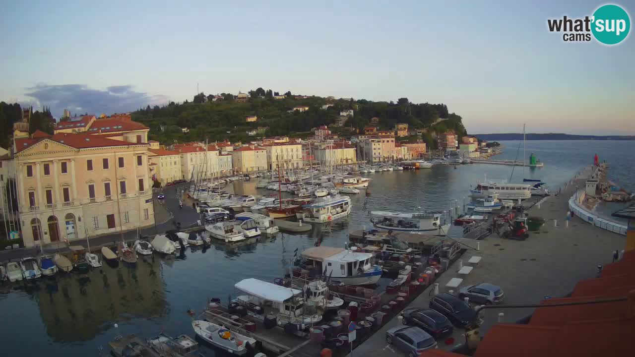 Live-Webcam aus Piran “Mandrač” – Erstaunliche Live-Ansicht von Villa Piranesi