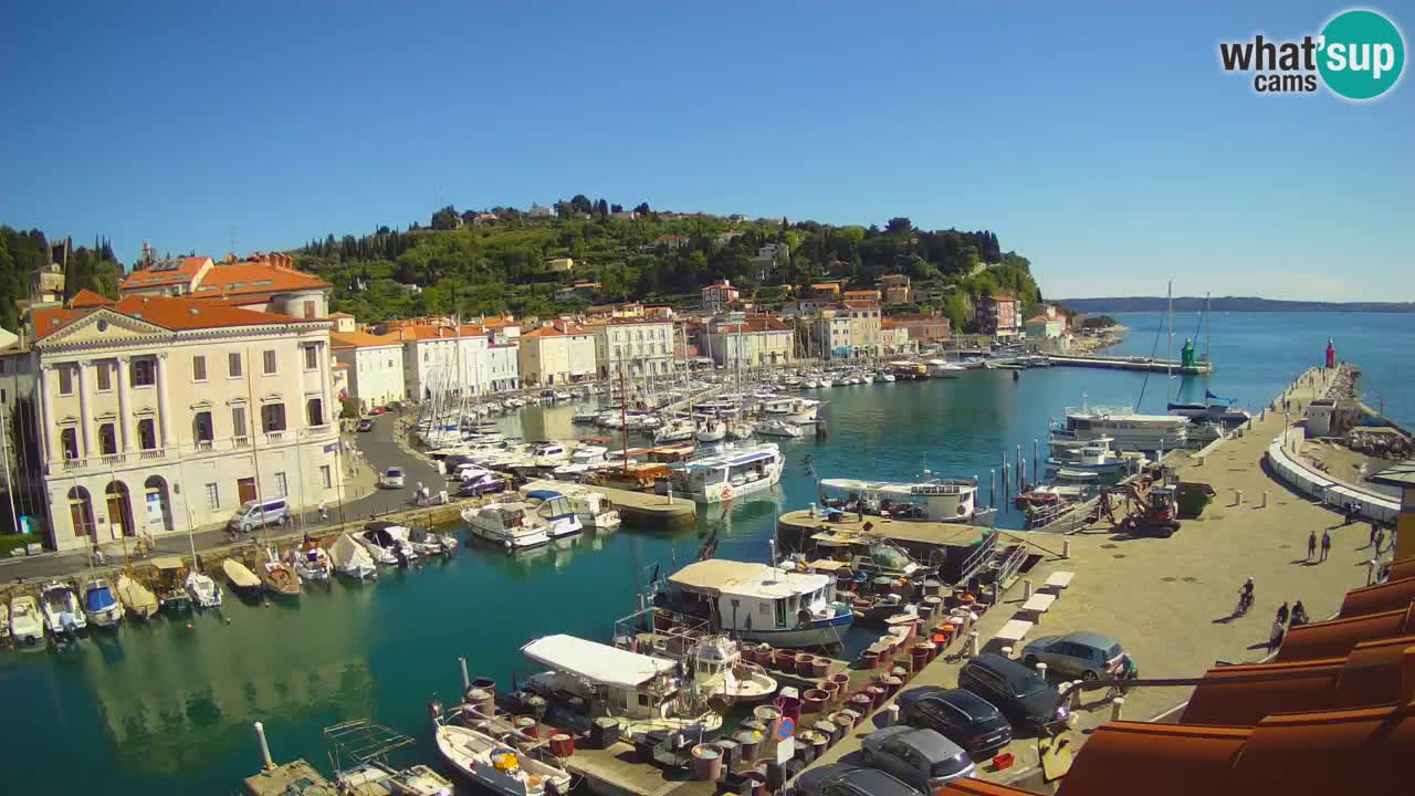 Live webcam from Piran “Mandrač” – Amazing live view from Villa Piranesi