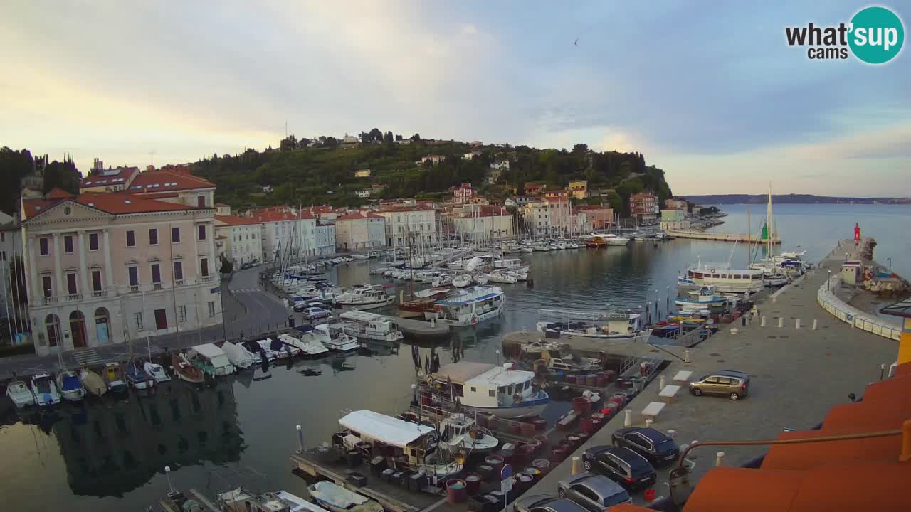 Live webcam from Piran “Mandrač” – Amazing live view from Villa Piranesi