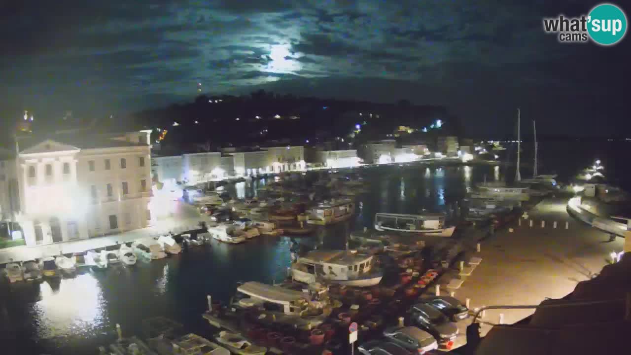 Live webcam da Pirano “Mandrač” – Splendida vista live da Villa Piranesi