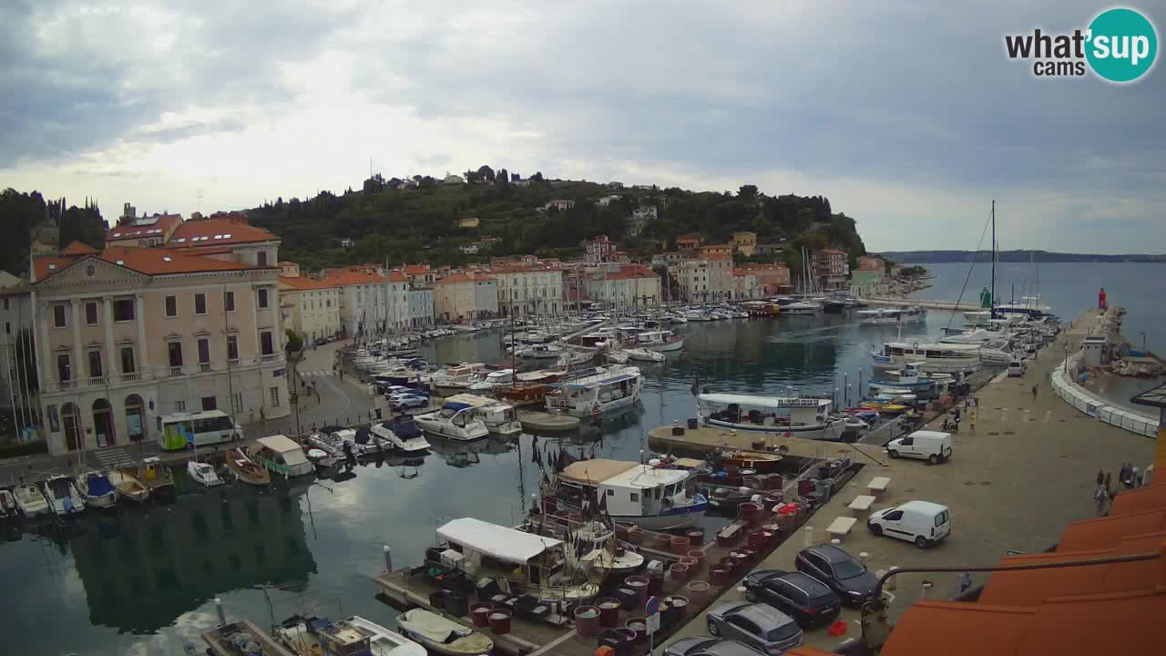 Live webcam from Piran “Mandrač” – Amazing live view from Villa Piranesi