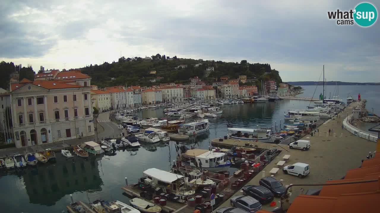 Live webcam da Pirano “Mandrač” – Splendida vista live da Villa Piranesi