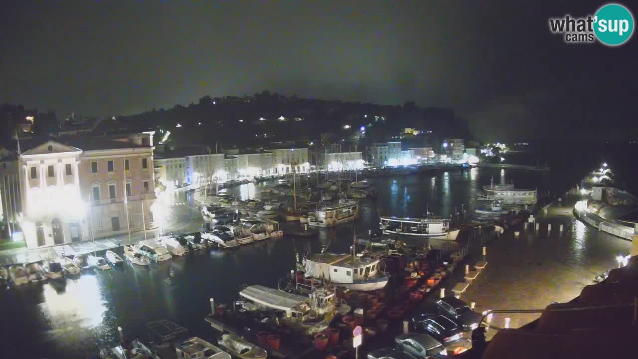 Live webcam da Pirano “Mandrač” – Splendida vista live da Villa Piranesi