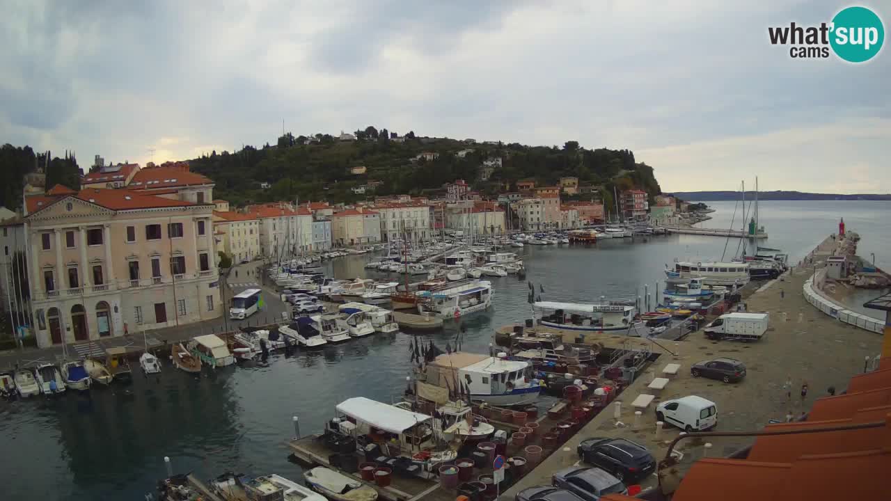 Cámara web en vivo desde Piran “Mandrač” – Increíble vista en vivo desde Villa Piranesi