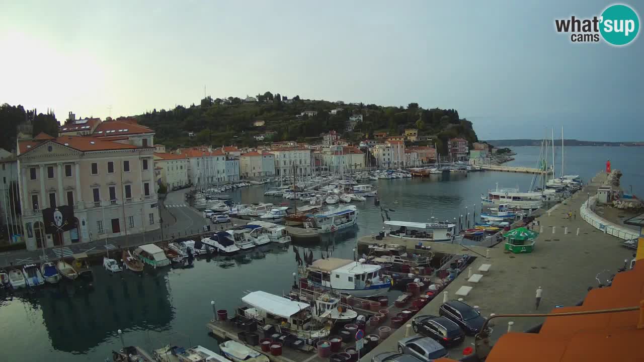 Cámara web en vivo desde Piran “Mandrač” – Increíble vista en vivo desde Villa Piranesi