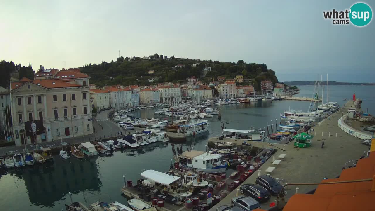 Live webcam from Piran “Mandrač” – Amazing live view from Villa Piranesi