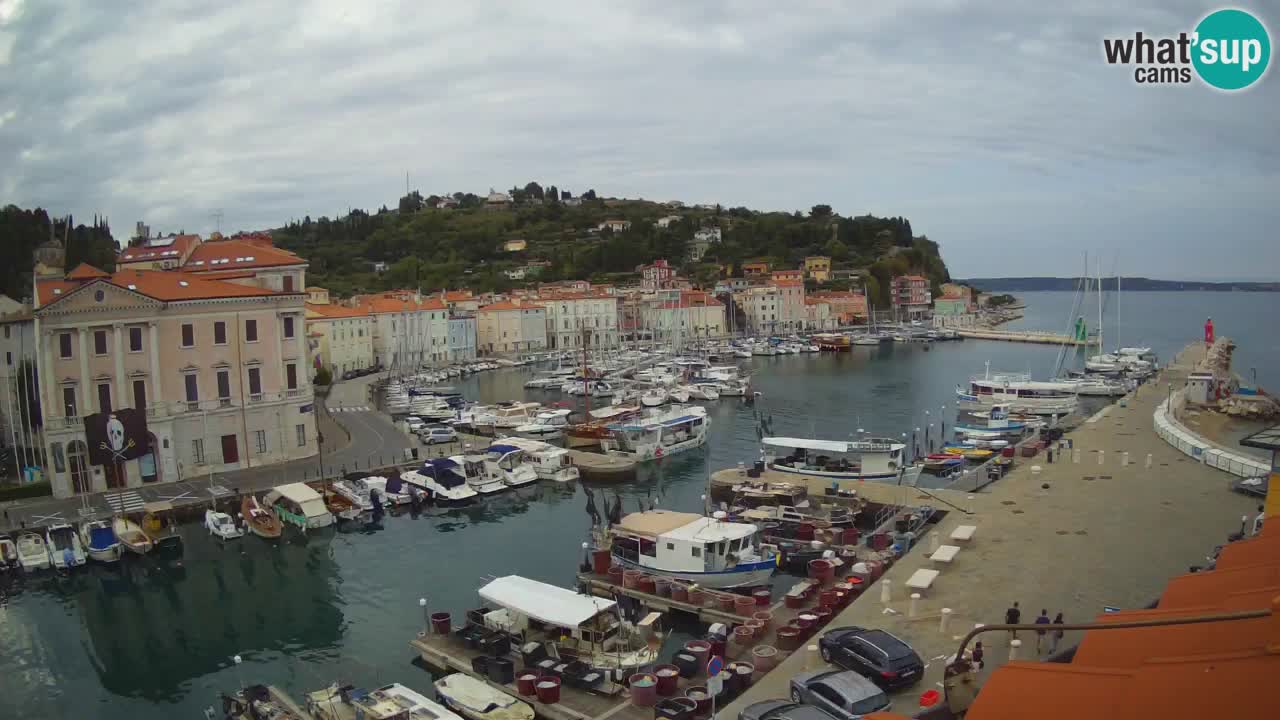 Live webcam from Piran “Mandrač” – Amazing live view from Villa Piranesi