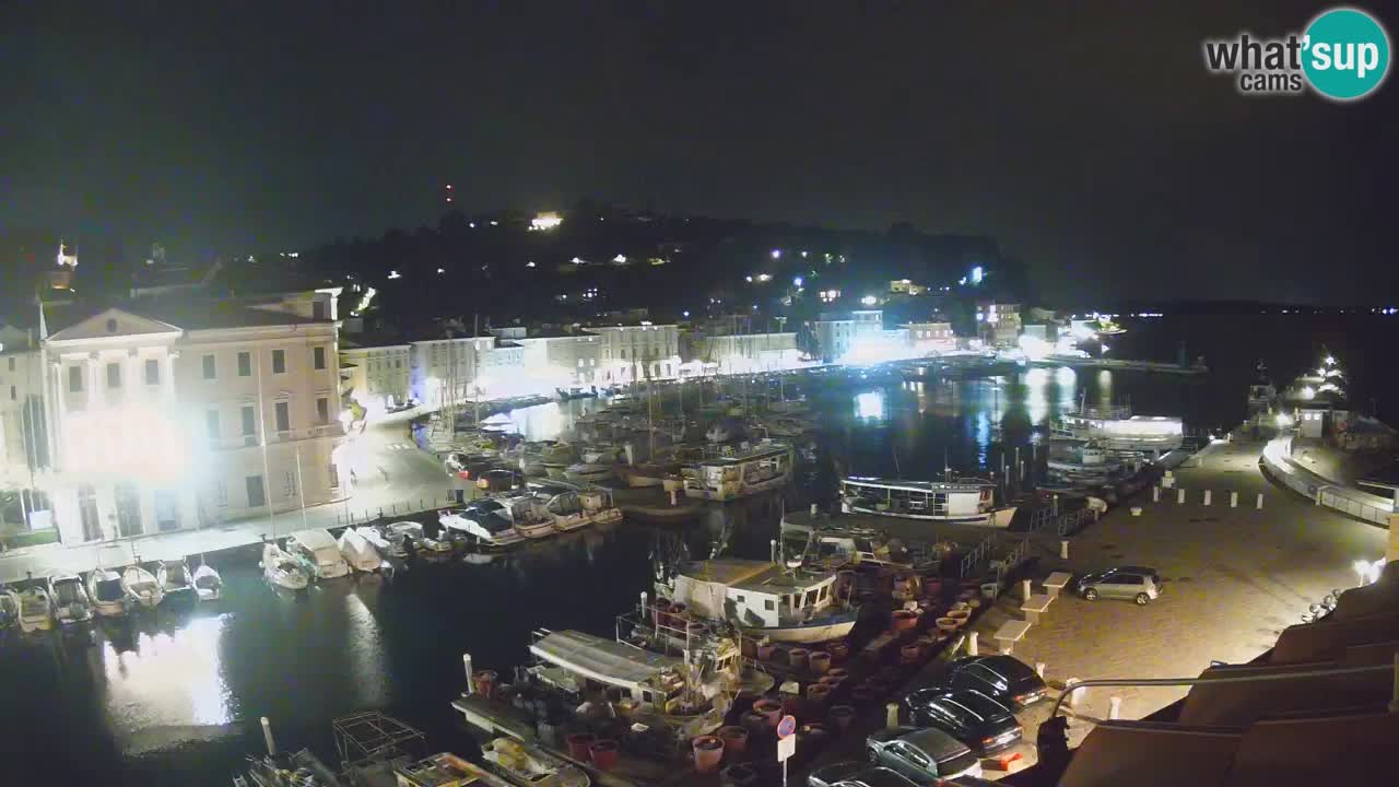 Live-Webcam aus Piran “Mandrač” – Erstaunliche Live-Ansicht von Villa Piranesi