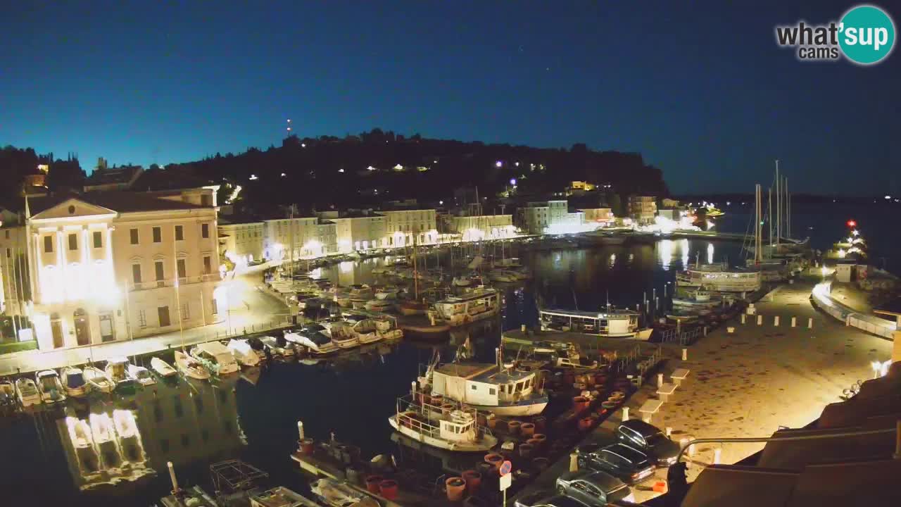 Live webcam da Pirano “Mandrač” – Splendida vista live da Villa Piranesi