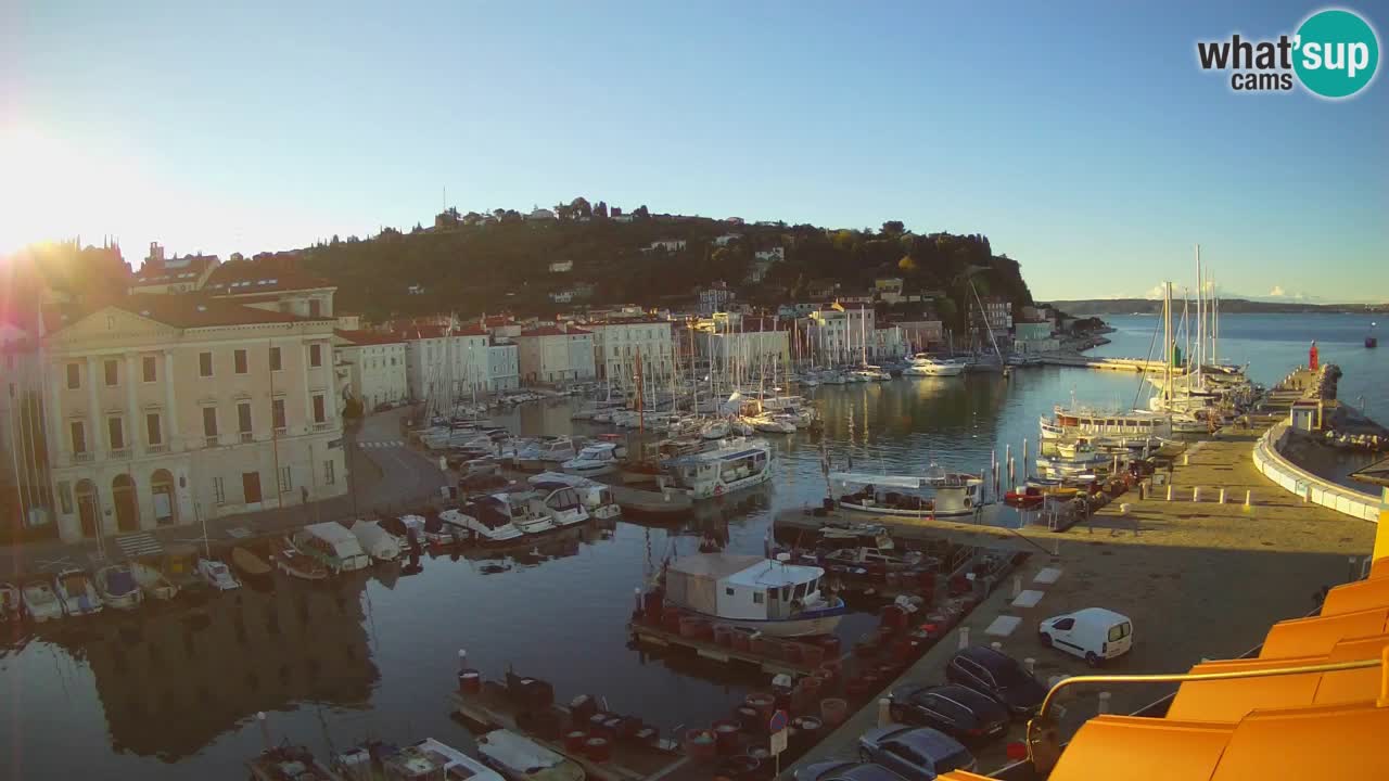 Live webcam from Piran “Mandrač” – Amazing live view from Villa Piranesi