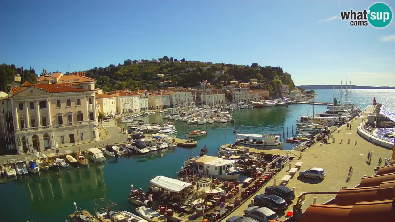 Cámara web en vivo desde Piran “Mandrač” – Increíble vista en vivo desde Villa Piranesi