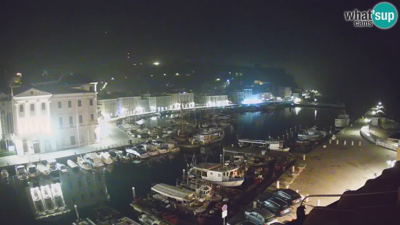 Live webcam da Pirano “Mandrač” – Splendida vista live da Villa Piranesi