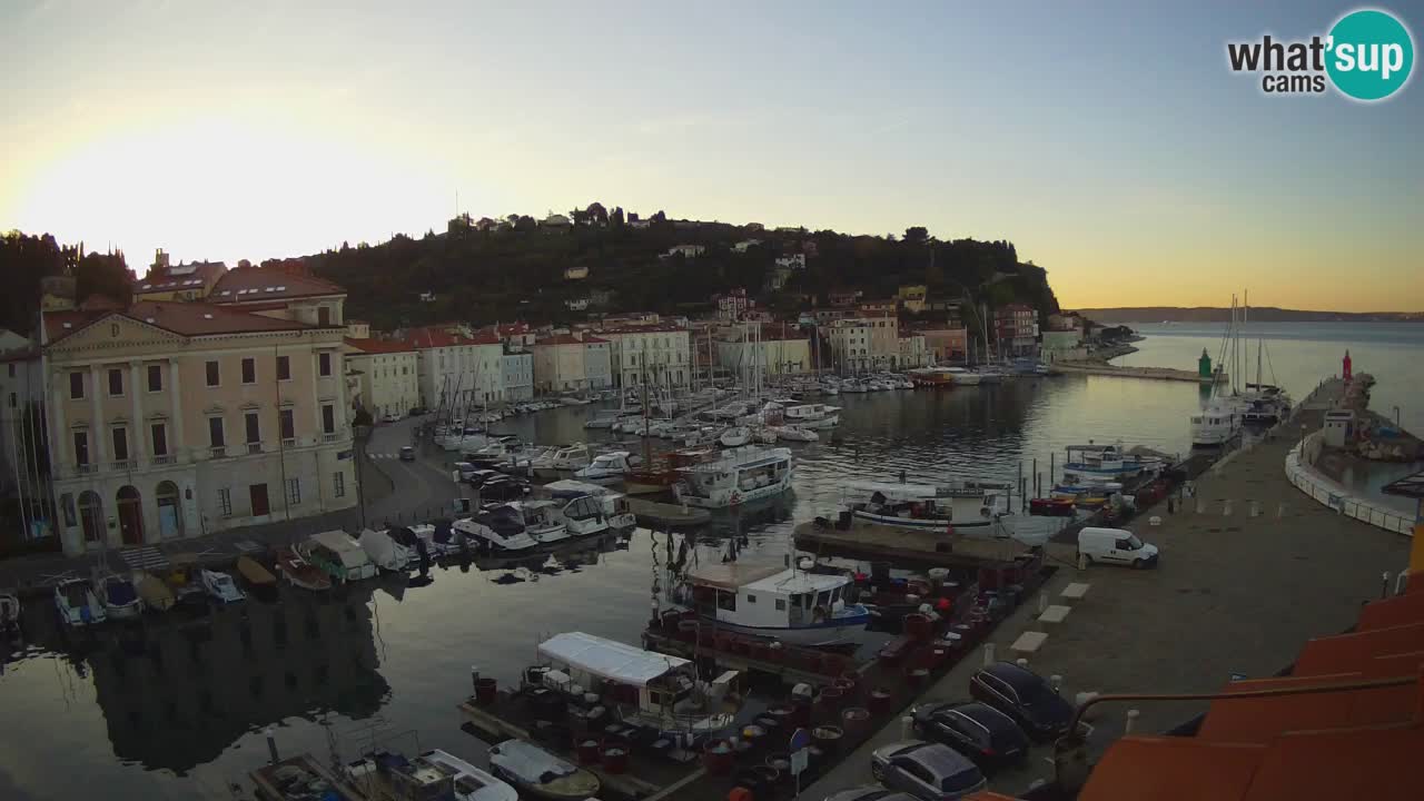 Live webcam from Piran “Mandrač” – Amazing live view from Villa Piranesi