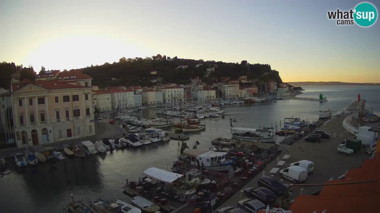 Cámara web en vivo desde Piran “Mandrač” – Increíble vista en vivo desde Villa Piranesi