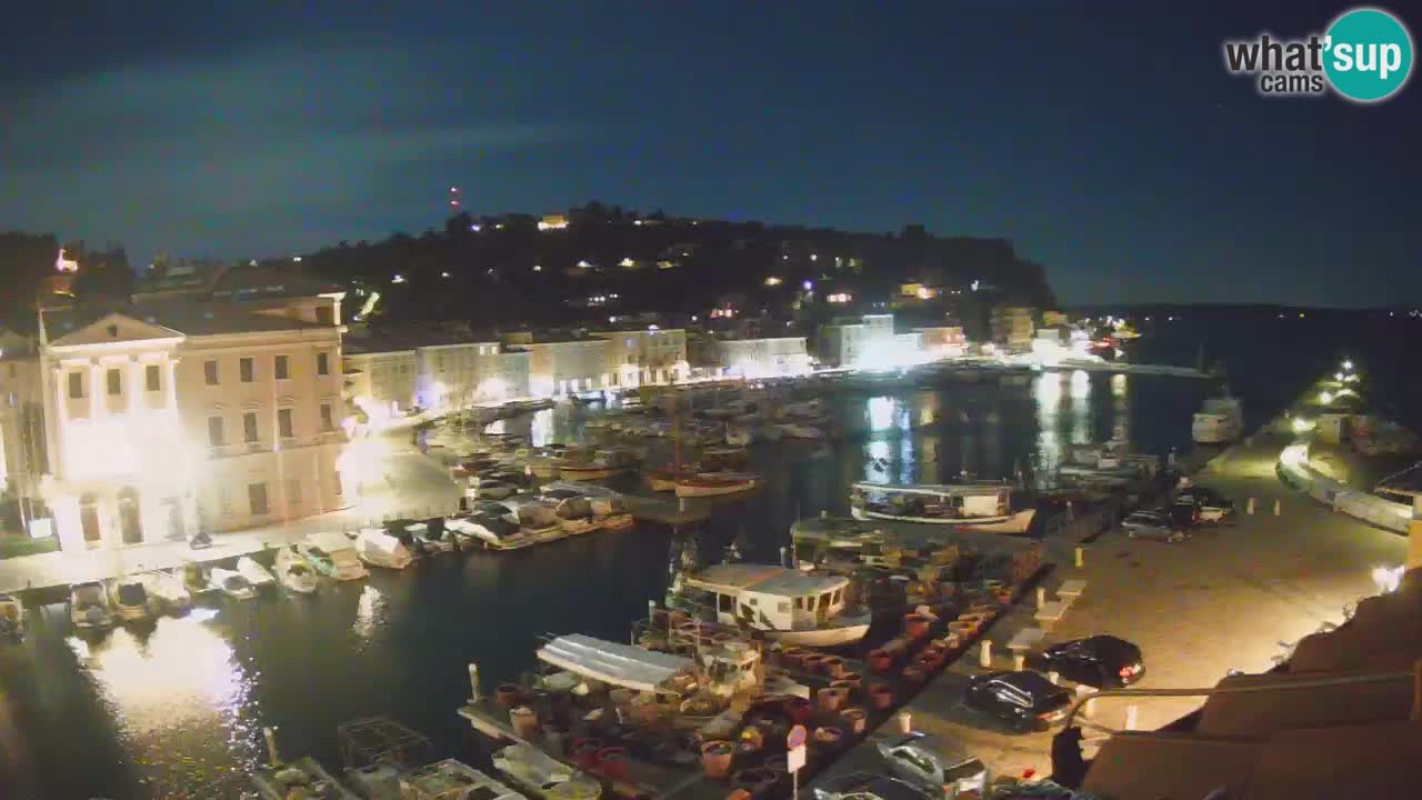 Live webcam da Pirano “Mandrač” – Splendida vista live da Villa Piranesi