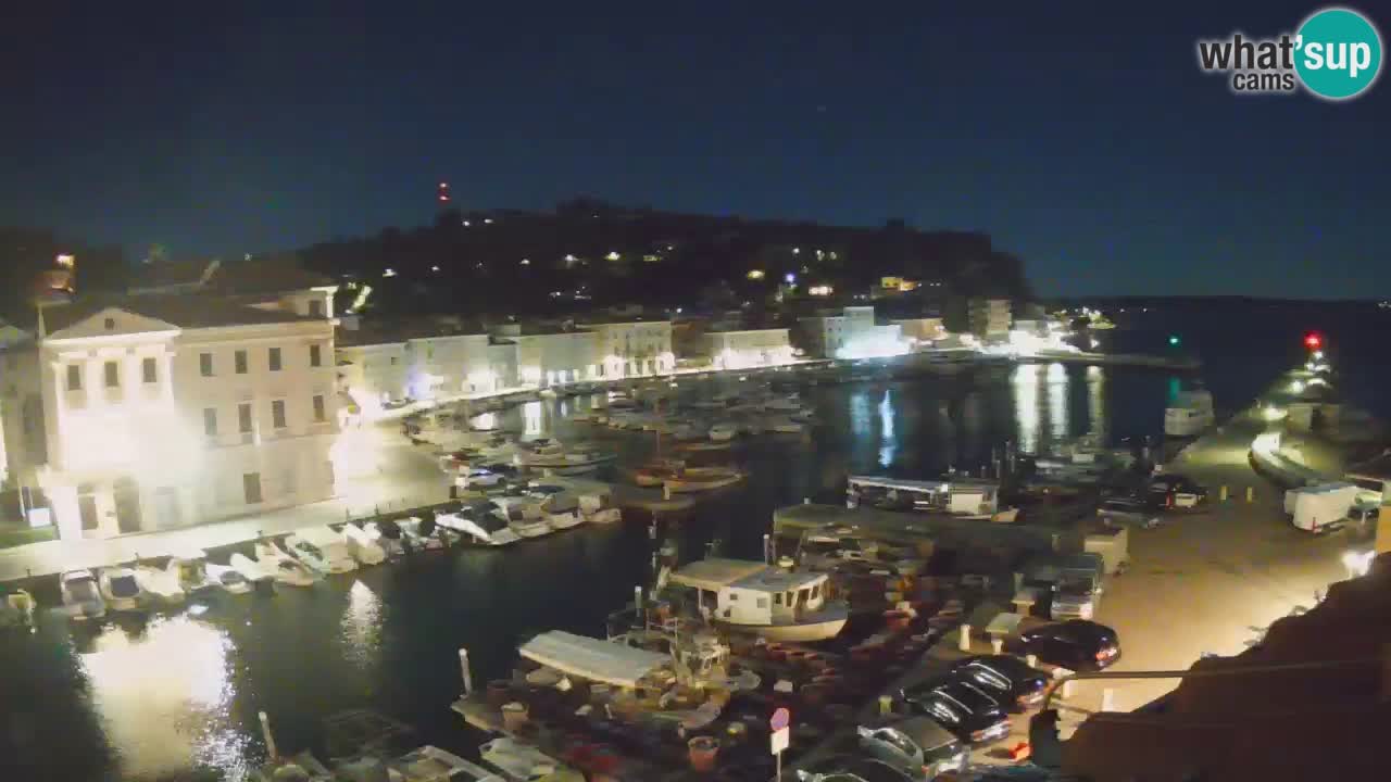 Live-Webcam aus Piran “Mandrač” – Erstaunliche Live-Ansicht von Villa Piranesi