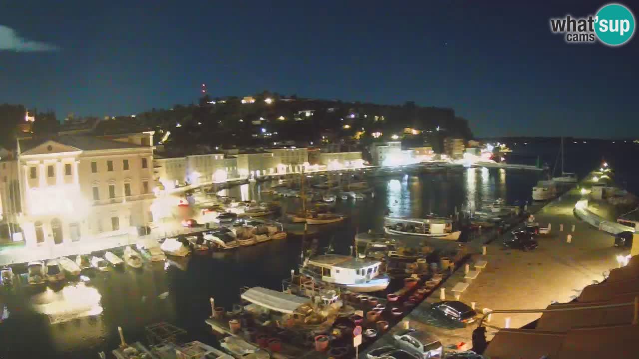 Live webcam da Pirano “Mandrač” – Splendida vista live da Villa Piranesi