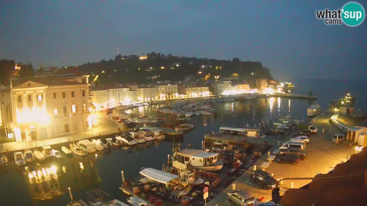 Live webcam from Piran “Mandrač” – Amazing live view from Villa Piranesi