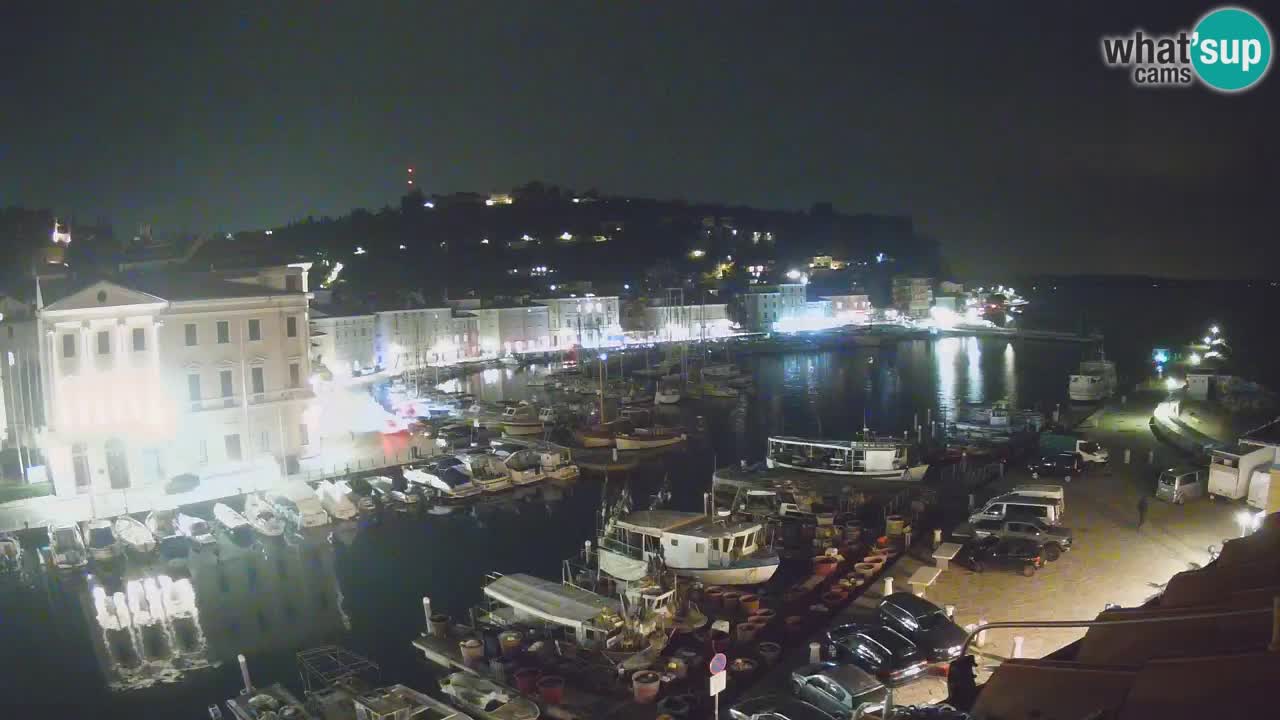 Live-Webcam aus Piran “Mandrač” – Erstaunliche Live-Ansicht von Villa Piranesi