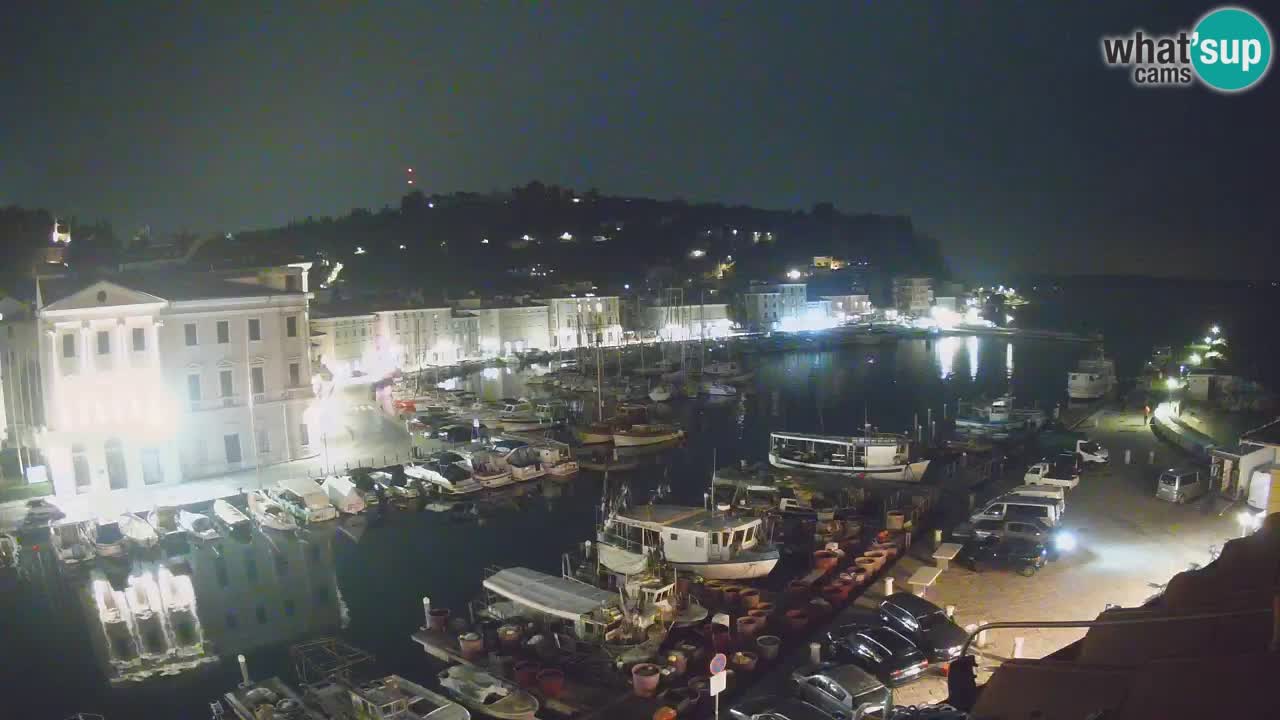 Live-Webcam aus Piran “Mandrač” – Erstaunliche Live-Ansicht von Villa Piranesi