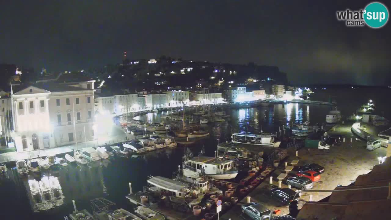 Live-Webcam aus Piran “Mandrač” – Erstaunliche Live-Ansicht von Villa Piranesi