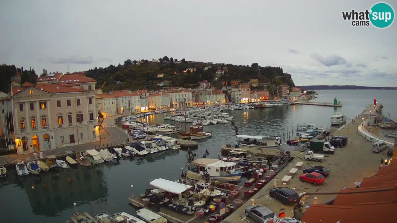 Live-Webcam aus Piran “Mandrač” – Erstaunliche Live-Ansicht von Villa Piranesi