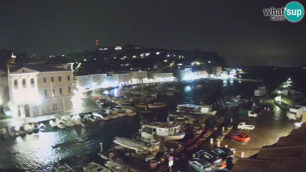 Live-Webcam aus Piran “Mandrač” – Erstaunliche Live-Ansicht von Villa Piranesi