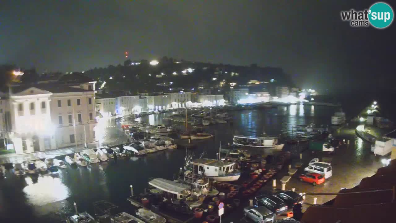 Live webcam da Pirano “Mandrač” – Splendida vista live da Villa Piranesi