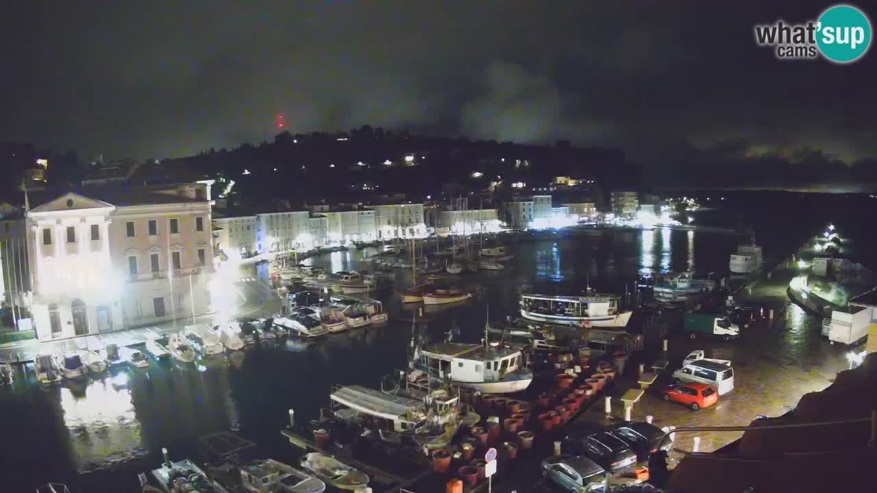 Live-Webcam aus Piran “Mandrač” – Erstaunliche Live-Ansicht von Villa Piranesi