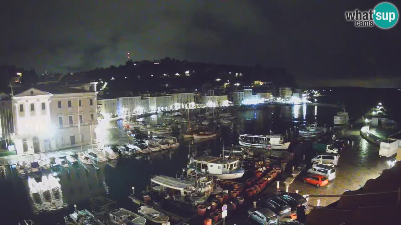 Live webcam da Pirano “Mandrač” – Splendida vista live da Villa Piranesi