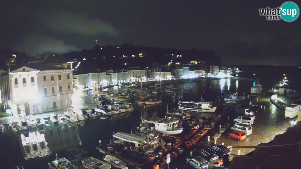 Live webcam da Pirano “Mandrač” – Splendida vista live da Villa Piranesi