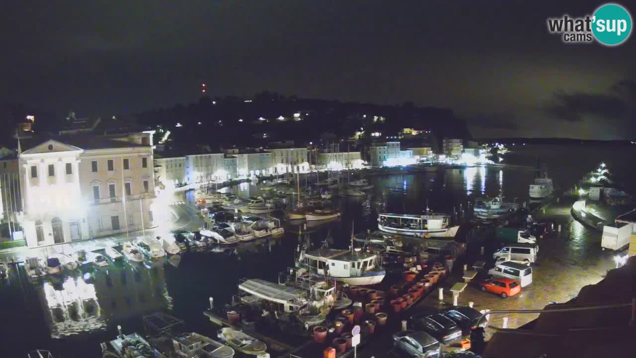 Live webcam da Pirano “Mandrač” – Splendida vista live da Villa Piranesi