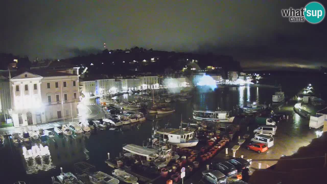 Live webcam da Pirano “Mandrač” – Splendida vista live da Villa Piranesi