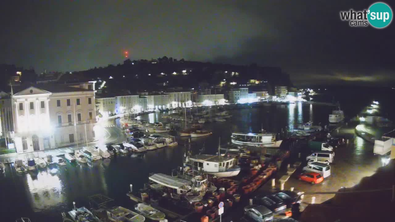 Live-Webcam aus Piran “Mandrač” – Erstaunliche Live-Ansicht von Villa Piranesi