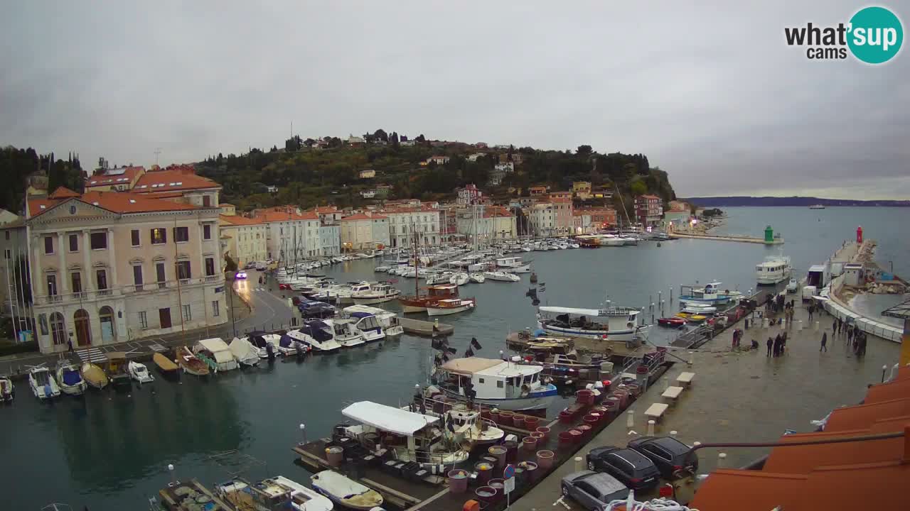 Cámara web en vivo desde Piran “Mandrač” – Increíble vista en vivo desde Villa Piranesi