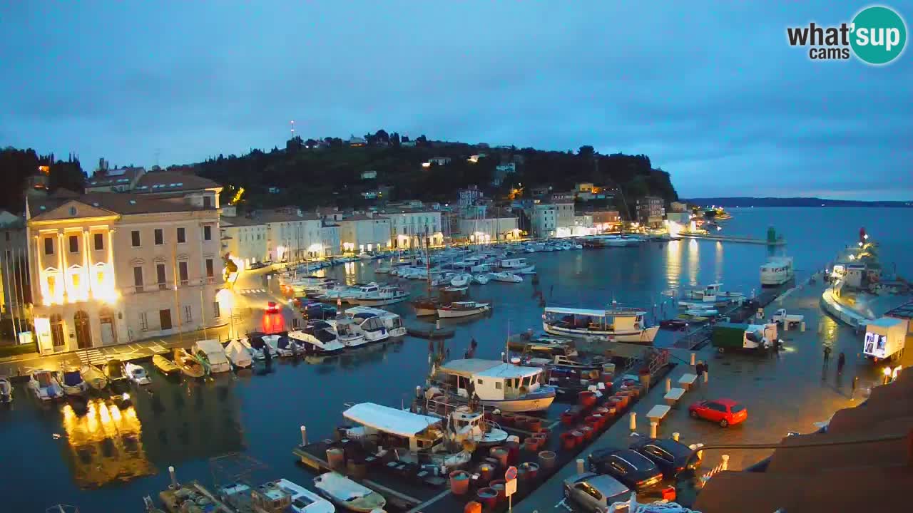 Cámara web en vivo desde Piran “Mandrač” – Increíble vista en vivo desde Villa Piranesi