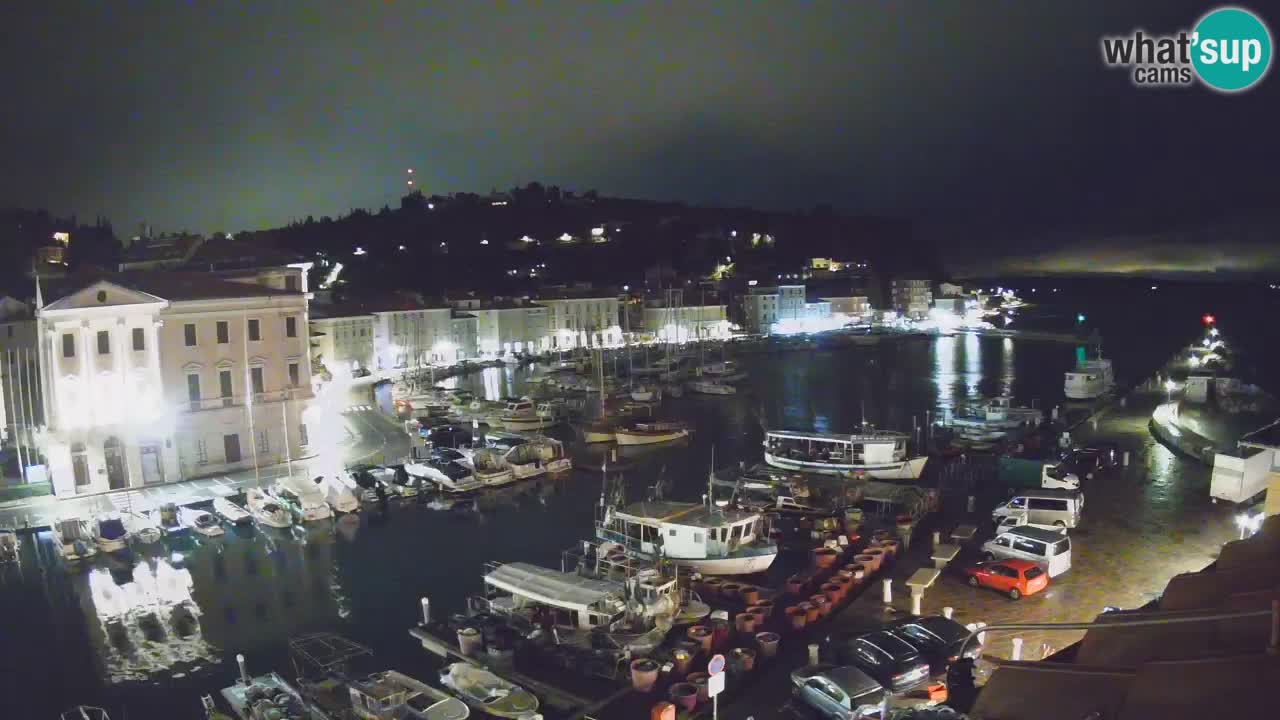 Live-Webcam aus Piran “Mandrač” – Erstaunliche Live-Ansicht von Villa Piranesi