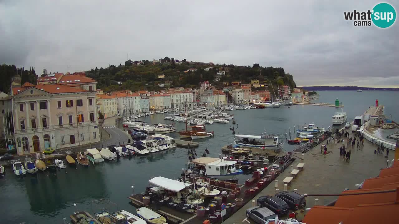 Cámara web en vivo desde Piran “Mandrač” – Increíble vista en vivo desde Villa Piranesi