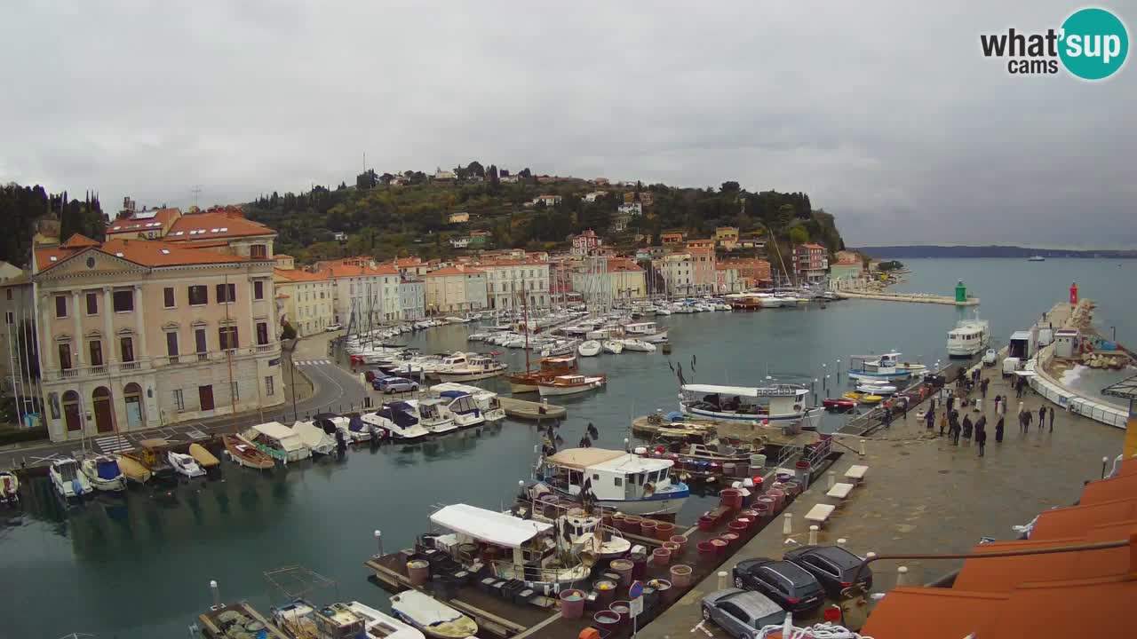 Cámara web en vivo desde Piran “Mandrač” – Increíble vista en vivo desde Villa Piranesi