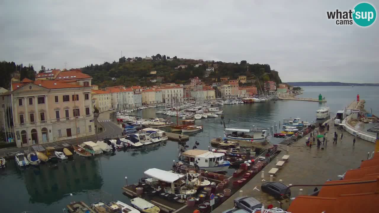 Cámara web en vivo desde Piran “Mandrač” – Increíble vista en vivo desde Villa Piranesi