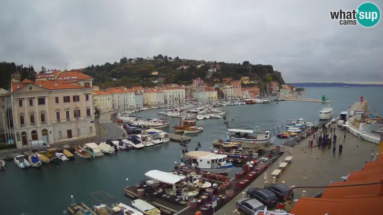 Cámara web en vivo desde Piran “Mandrač” – Increíble vista en vivo desde Villa Piranesi