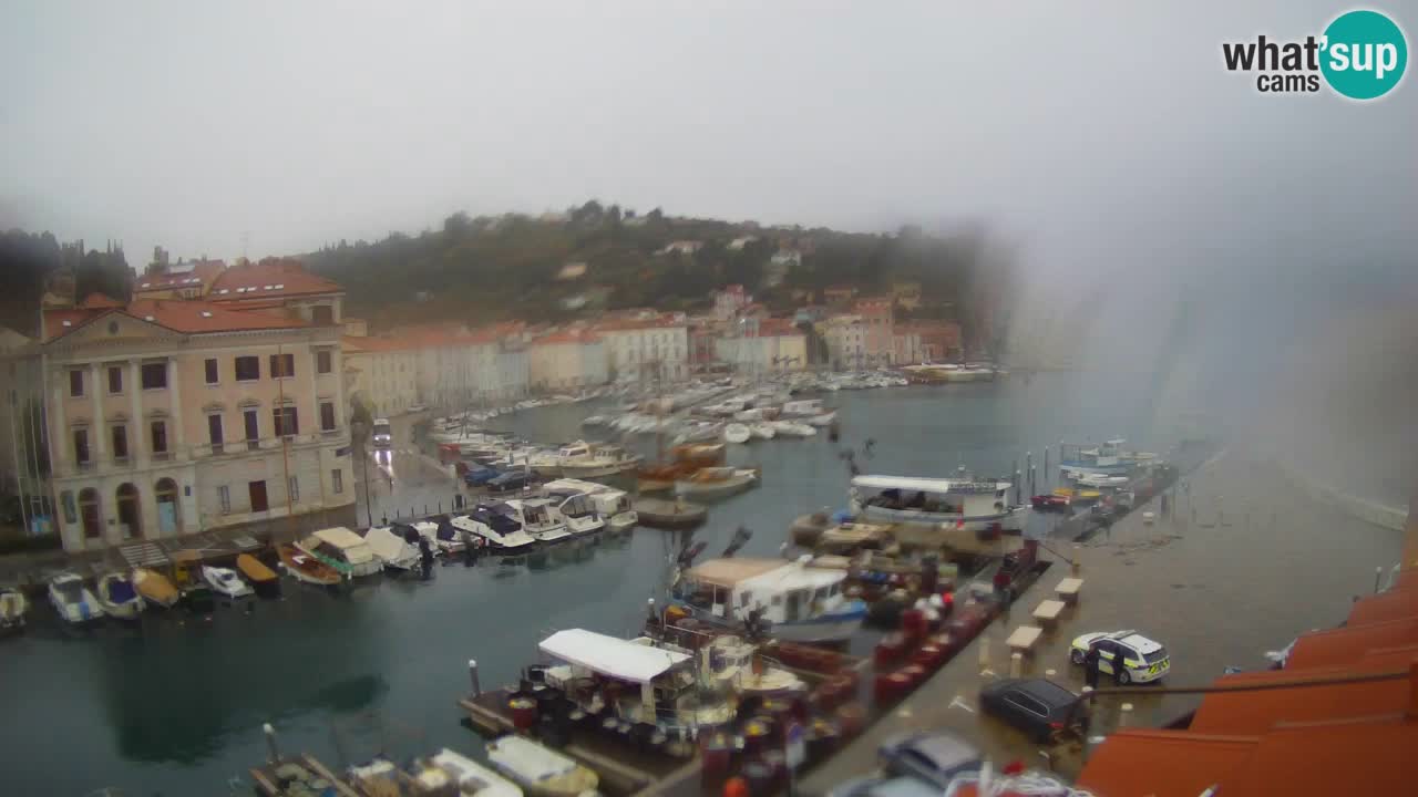 Live webcam da Pirano “Mandrač” – Splendida vista live da Villa Piranesi