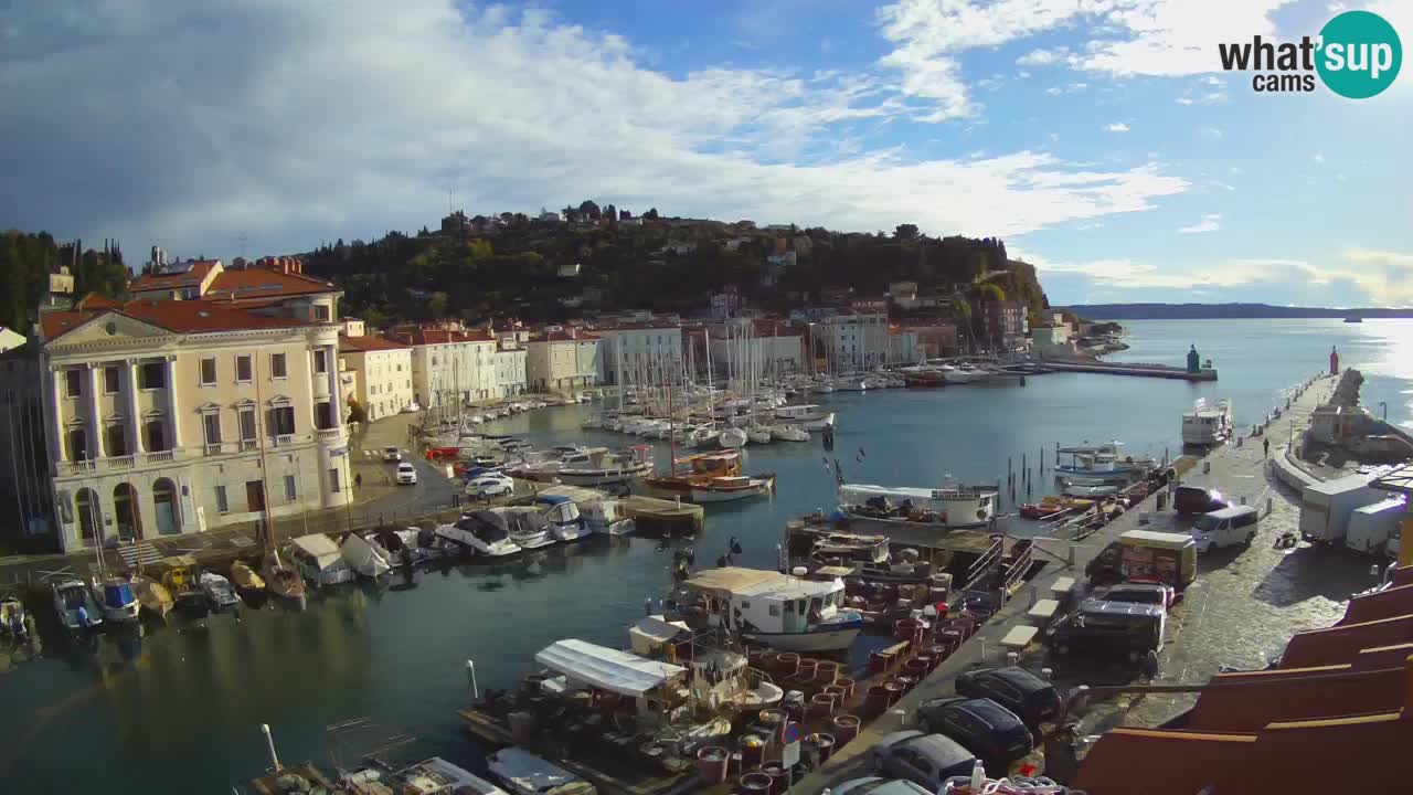 Cámara web en vivo desde Piran “Mandrač” – Increíble vista en vivo desde Villa Piranesi