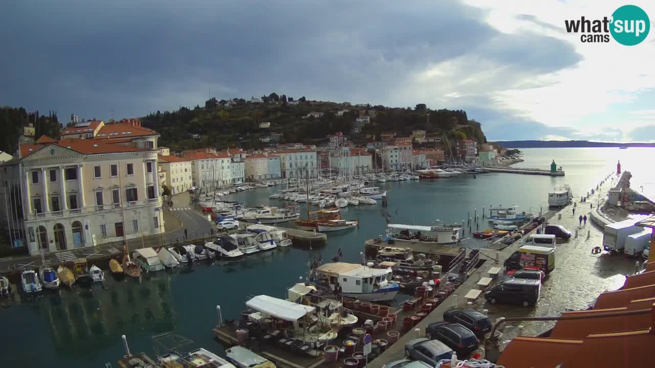 Cámara web en vivo desde Piran “Mandrač” – Increíble vista en vivo desde Villa Piranesi