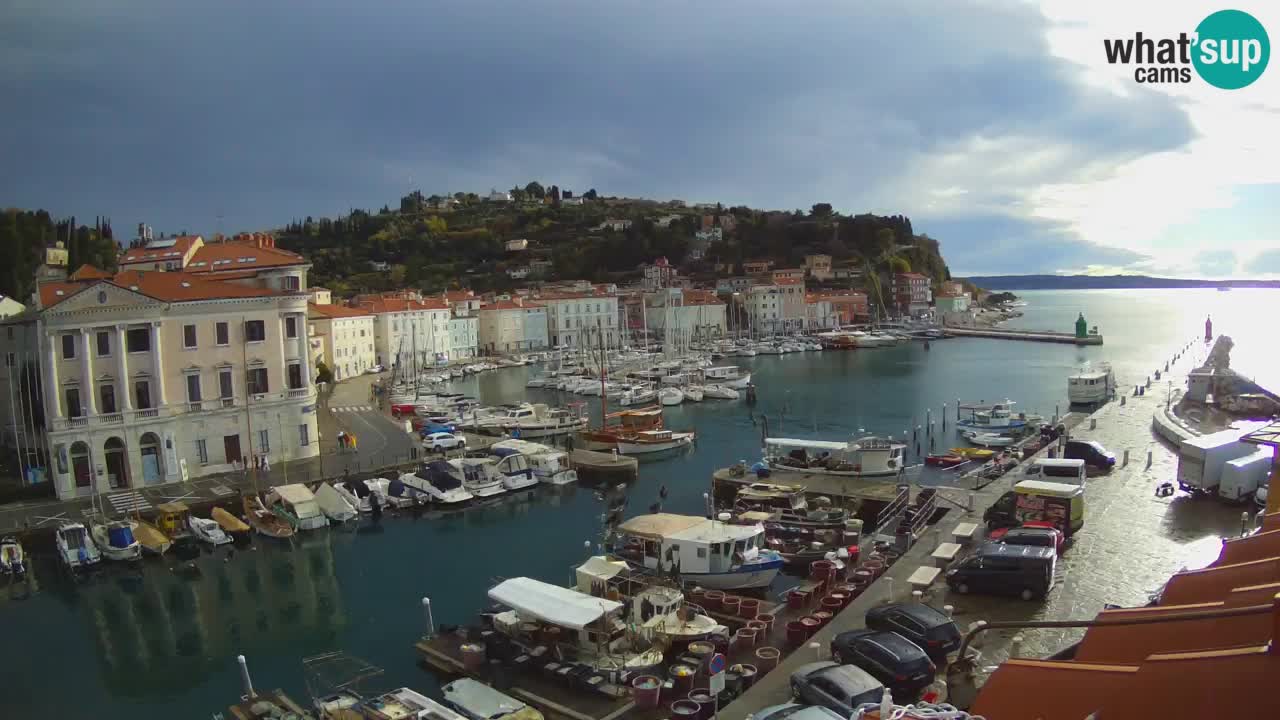 Live-Webcam aus Piran “Mandrač” – Erstaunliche Live-Ansicht von Villa Piranesi