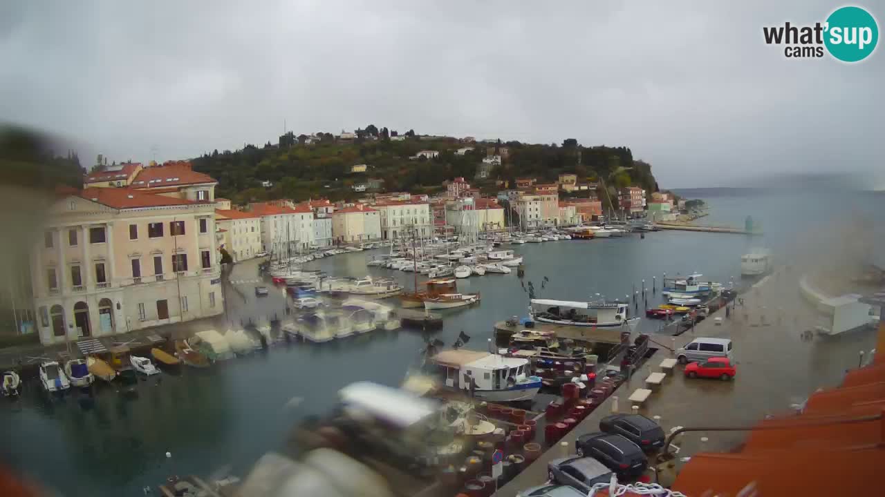 Live-Webcam aus Piran “Mandrač” – Erstaunliche Live-Ansicht von Villa Piranesi